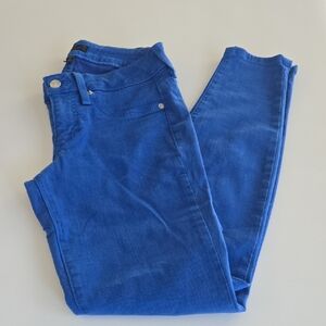 bebe Vibrant Blue Skinny Jeans
